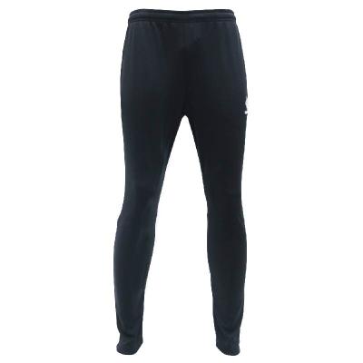 China Sets Solid Color Track Pants Knit Polyester Fabric Leg Finish Bilateral Zipper Pockets for sale