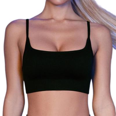 China New Design Breathable Fitness Yoga Straps Sports Bra Women's Sexy Slim Sports Bra Backless Exercise Bra for sale