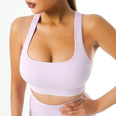 China 2022 New Ladies Breathable Underwear High Print Sexy Yoga Bra Lift Up Sports Bra For Women for sale