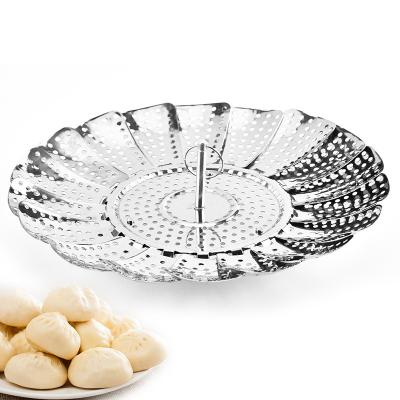 China 2021 Most Popular 10inch Food Stunner Sustainable High Quality Steamer Basket Stainless Steel for sale