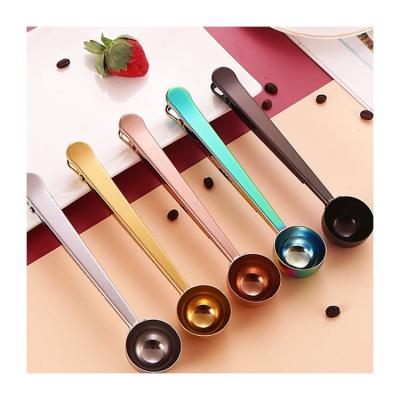 China Sustainable Low Price Brand New Coffee Scoop With Portable Bag Stainless Ice Cream Scoop for sale