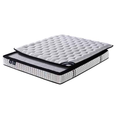 China Foshan Luxury 100% Natural Pillow Latex Foldable Bonnell Spring Sleeping Sponge Mattress Top Mattress for sale