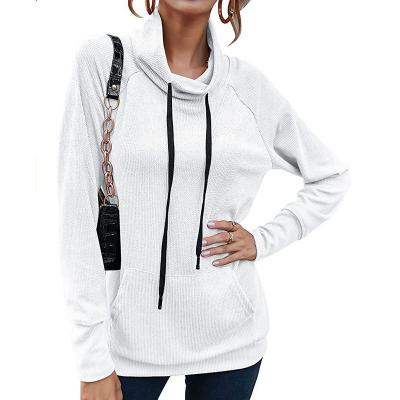 China Sustainable Women's Lightweight Long Sleeve Hooded Sweatshirts Hooded Drawstring Pullover With Casual Pocket Tops for sale