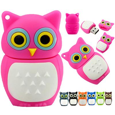 China PVC New Arrival USB3.0 128gb USB Stick Pen Drive 128GB Pendrive Mini Owl Memory Stick U Disk for sale