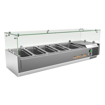 China Single-temp Commercial Single-temperature Salad Bar Restaurant Buffet Table Equipment for sale