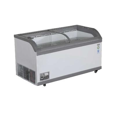 China Wholesale Commercial Deep Single-temperature Single-temperature Combine Display Counters Island Freezer Supermarket Refrigeration for sale