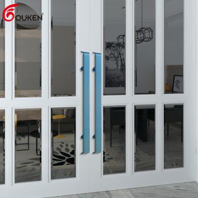 China Modern Customized Wooden Glass Entrance Luxury Hotel Stainless Steel Square Door Pull Handle for sale