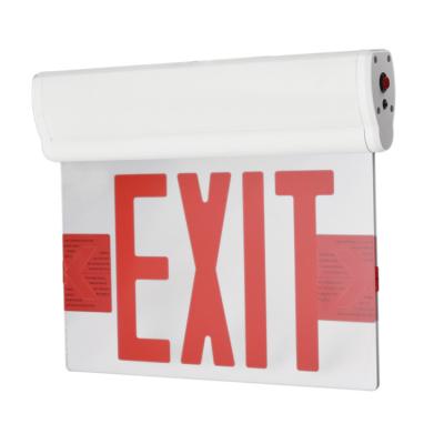 China For Home UL cUL Listed Direction Indicator Lights LED Emergency Exit Sign Edge-Lit JELCEX1RC for sale