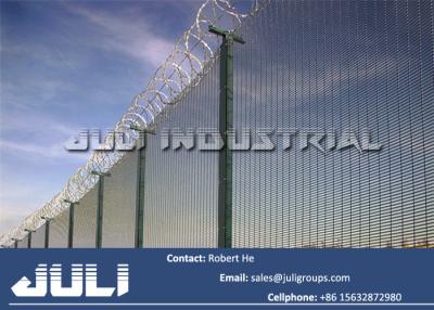 China 358 welded mesh high security fencing, galvanized high security 358 mesh fencing for sale