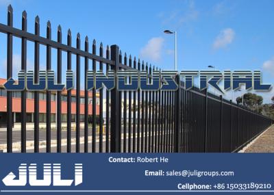 China High security powder coating garrison fencing for sale