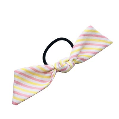 China Fashion High Quality Hair Ties Cute Bowknot Ponytail Holder Hair Elastic For Women Girls Scrunchies for sale