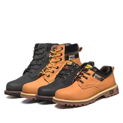 China Other Custom Men Composite Steel Toe Shoes Construction Safety Work Boots for sale