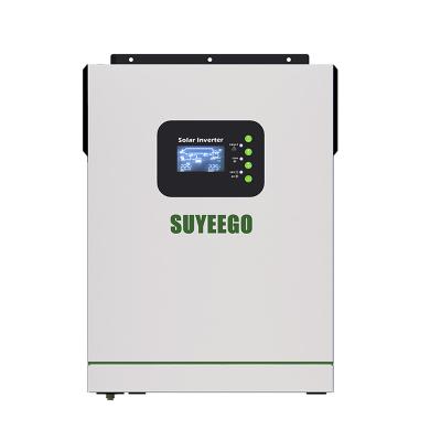 China Brand New SUYEEGO Home Solar Power System 24v Off Grid Inverter 2.4kw Hybrid Solar High Frequency Pure Sine Wave Power Inverter 12V 1.2KW for sale