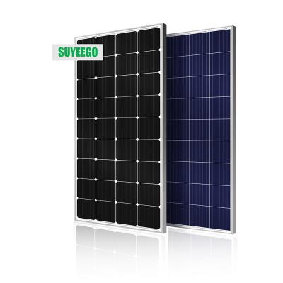 China SUYEEGO Solar Power System 500watt Solar Panel Single Monocrystalline Monocrystalline Price 500w 440w 450watt 480wp 24v 48v 500 Watt Black Light OEM Box for sale