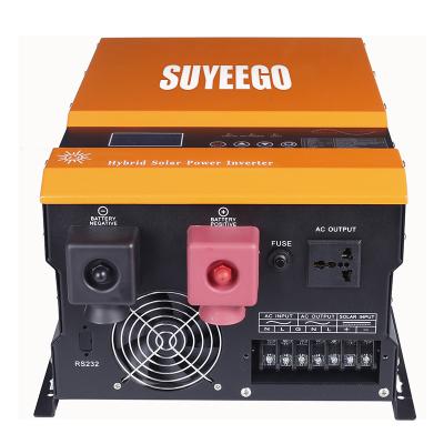 China Off Grid Power Sytem Suyeego Off Grid Inverter 12V/24V Pure Sine Wave Hybrid Solar Inverter 1KW 2KW 3KW Solar Inverter 48V 3000W for sale