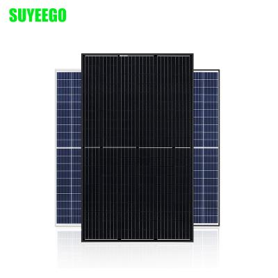 China SUYEEGO Solar Power System Mini Foldable 100w Black 300w 400w 500w Power 550 Watt Mono Crystalline Photovoltaic Solar Panel for sale