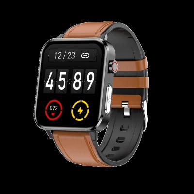 China 2021 Multifunctional Smartwatch Ecg Spo2 Ip68 Touch Body Temperature Smart Watch E86 Full Touch Screen 1.7inch Smart Watch With AI Report for sale