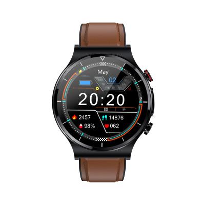 China 2021 Newest 1.32 Inch Touch Screen 360*360 Resolution Red Light Blood Oxygen Wireless Filling Accurate Watch E88 Scree Height ECG Smart Watch for sale