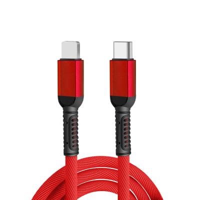 China Nylon Braided Fast Charging Type C Cable Palladium 18w 20W Mobile Phone Data Cable Quick Fast Charging Cable for sale