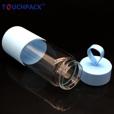 China Agriculture Glass Water Bottle With Lid And Anti-scald Silicone Sleeve With Customized Logo for sale