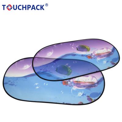 China Reduce Temperature Inside Good Quality Cheap Custom Printing Tyvek Car Sunshade, Promotion Side Window Car Sun Shade for sale