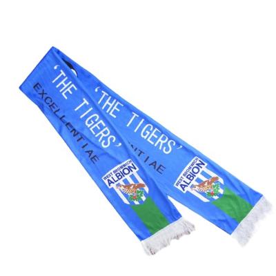 China Farming Polyester Promotion Fan Novelty Scarf With Logo For Club Gift Set Customized for sale