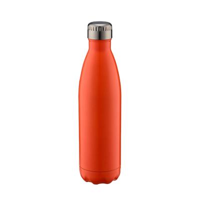 China Sustainable Insulated Leakproof Travel Water Bottle Double Walled Cola Shape Stainless Steel Water Bottle for sale