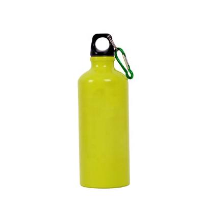 China Gift Viable Water Bottle Promotion Aluminum Water Bottle With Carabiner for sale