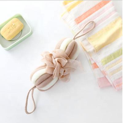 China EXFOLIATE Amazing Soft Sponge Shower Loofahs Body Scrubber Exfoliator for sale