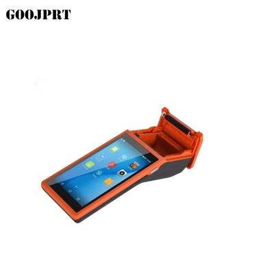 China Handheld Android Smartphone POS Mobile Terminal Pda With Built - In Printer for sale