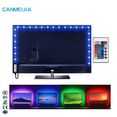 China Residential 5V 2M 3M 5M 5050 Manufacturers RGB USB Back Light Dream Color Flexible Backlight TV Led Strip, Led Backlight for sale