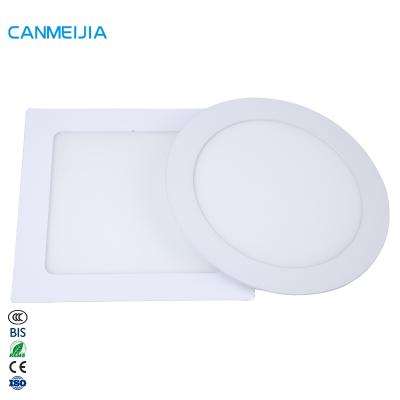 China Industrial 15W 18W High Quality Recessed Leds Fixtures Round Led Panel Factory Price Panel Light Frameless High Lumen Panel Light for sale