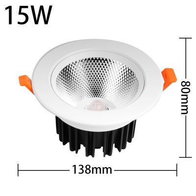 China Modern 15W Mini Round Dimmable Spotlight Led COB Lights Outdoor Spot Lights, Led Spot Aluminum Housing Light, Spotlight for sale