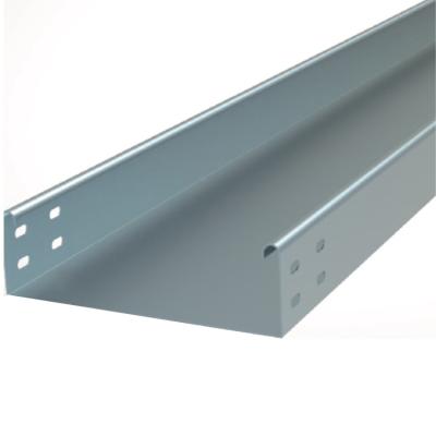 China Steel vacuum galvanized trunking perforated steelclamps enclosed cable tray for sale