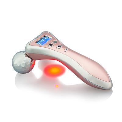 China Rechargeable micro current bio skin lifting 3D vibration face massage slimming roller for sale