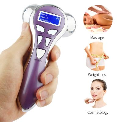 China Handheld Roller Micro-current Massager Facial Tool Face Roller Massager for sale