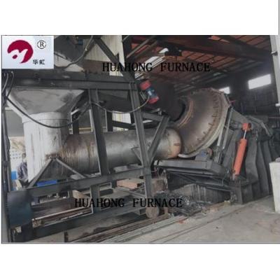 China Factory Gas Fire Rotary Iron Melting Furnace for sale