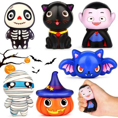 China Mini Toy Squishy Toys Halloween Toys, 6 Packs Squishies Chill Out Toys for Boys Girls Kids for sale