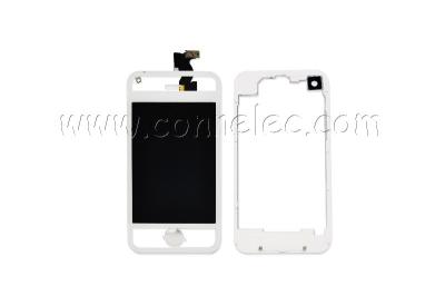 China transparent set Iphone 4S complete LCD and back cover, repair Iphone 4s, Iphone repair for sale