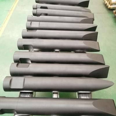 China Machinery repair shops RHB309 RHB313 RHB320 RHB321 RHB305 RHB306 hydraulic everdigm breaker hammer spare parts chisel mohel point for sale