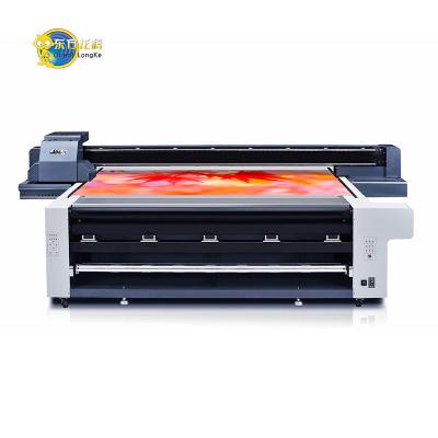 China UV head printer 2513 LK-2513Hybird Ricoh Gen5 /universal UV flatbed printer for hotels / board printer for sale