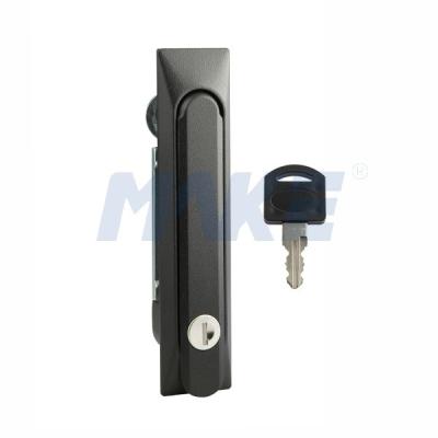 China Furniture Cabinet MK404 Black Electricity Metal Cabinet Sliding Panel Box Lock for sale