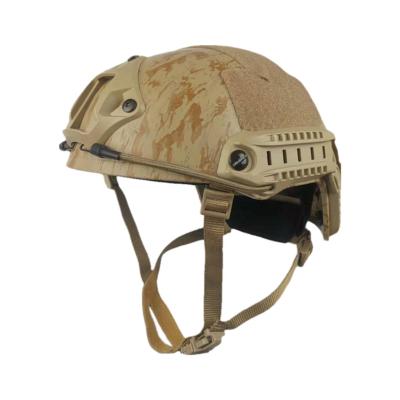 China Durable New Sand Color Camouflage FAST Tactical Helmet for sale