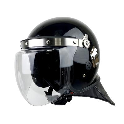 China Used Military Police Anti Riot Helmet With Visor ABS Riot Helmet Police Helmet for sale