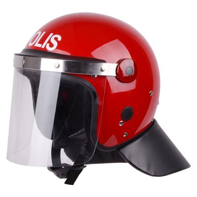 China Anti Riot Malaysia Red Style Anti Roit Helmet for sale