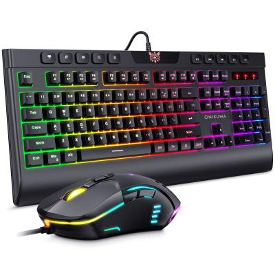 China Backlit Waterproof USB Led 104 Keys Latest Mouse Combos Home Notebook Desktop Computer Gaming Keyboard Keyboard and Mouse Set for sale