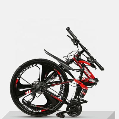 China Floding bicycle 26 inch 21/24/27 speed folding mountain bike /foldable bicycle mountain bike for sale