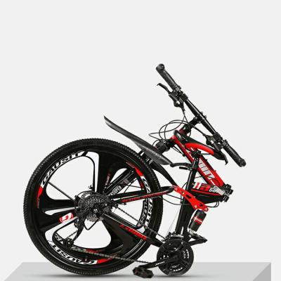 China Floding folding bicycle mountainbike mountain bike /foldable full suspension moutain bike 26 inch for sale