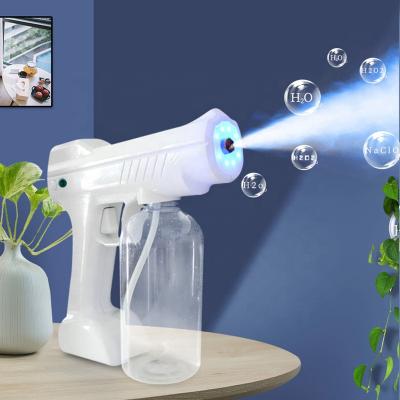 China Garden Alcohol Mist Atomizer Sanitizer Mist Disinfectan Machine Portable Nano Sprayer Yj-01 Spray Gun for sale