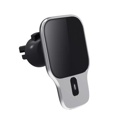 China Magnetic Wireless Car Mount Charger 15W Palladium Air Vent Phone Holder Max Fast Charging Stand, USB Type C, For iPhone12/Max. for sale